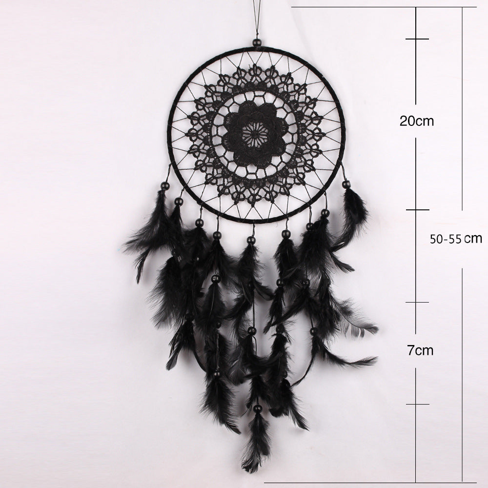 New Natural Feathers Hanging Dreamcatcher