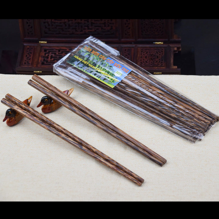 Vietnamese characteristics coconut chopsticks wooden chopsticks wholesale wooden chopsticks non-chicken wings wooden coconut tree chopsticks