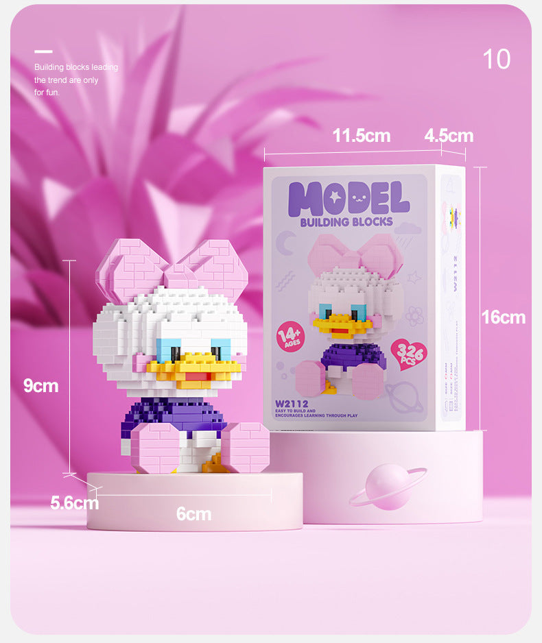 Lele Brothers Miniature Small Particles Compatible with Lego Building Blocks Star Delu Puzzles Children's Assembled Educational Toys