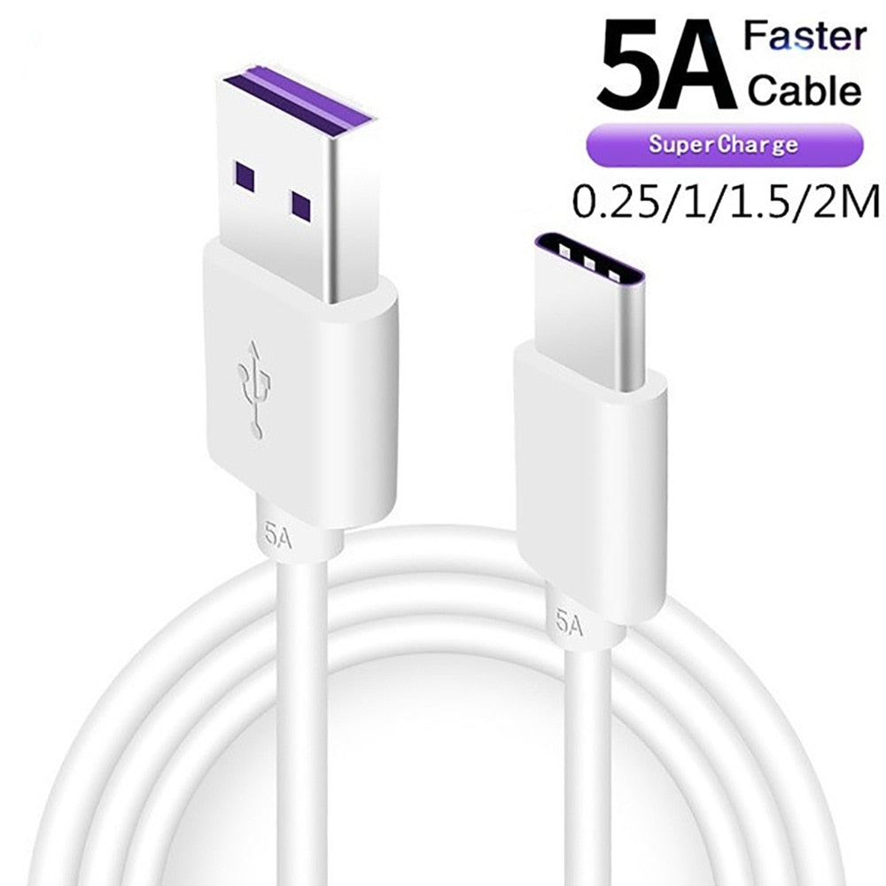 UltraFast Charge 5A USB Type C Cable
