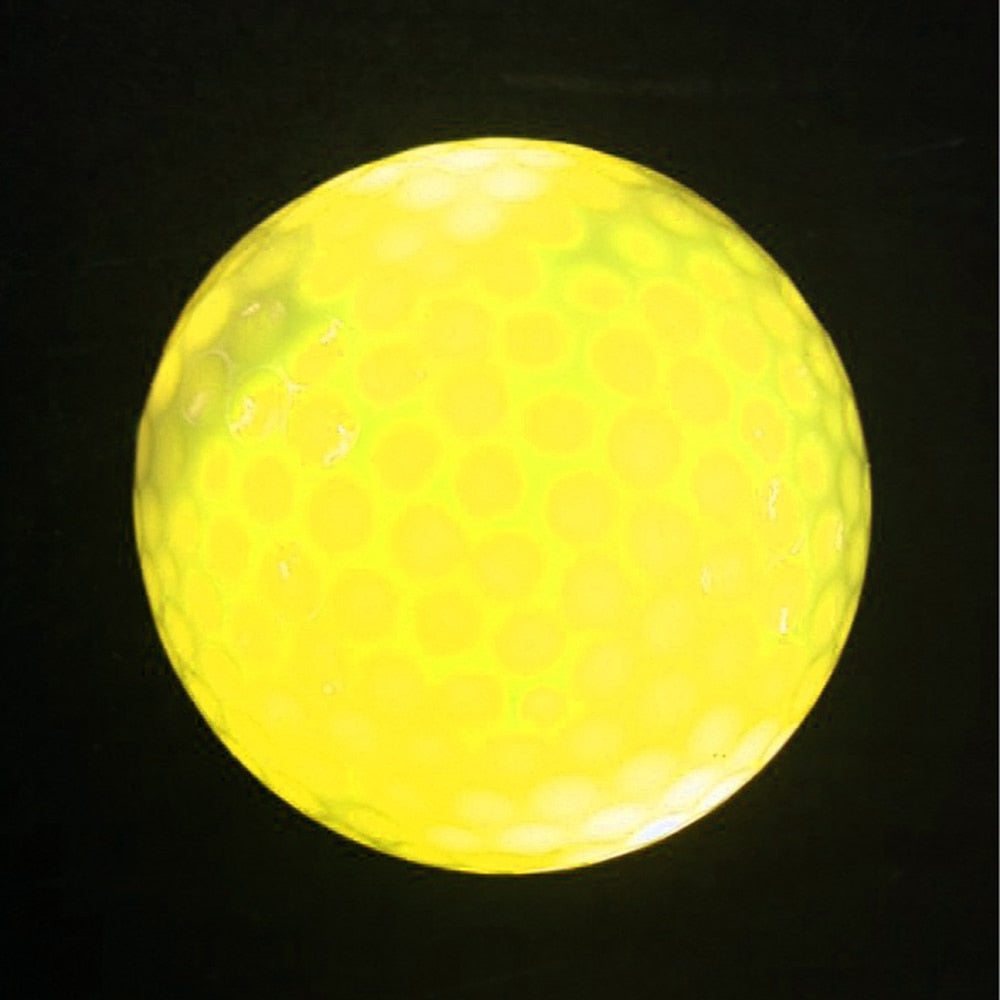 6Pcs Glow Golf Balls LED Golf Balls Glow in The Dark Golf Balls Flashing Golf Ball Light up Long Lasting Bright Night