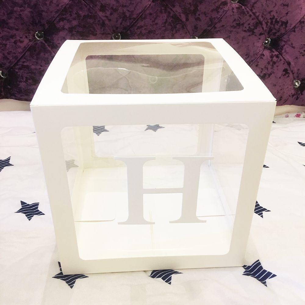 30cm Baby Shower Box Balloon Air Balls First 1 1st Birthday Party Decorations Kids Baloon Ballons Babyshower Wedding Boy Girl