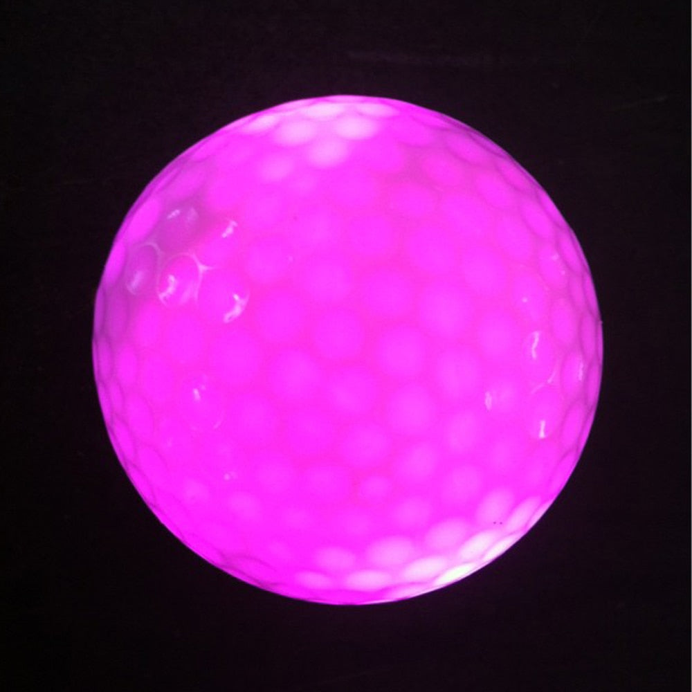 6Pcs Glow Golf Balls LED Golf Balls Glow in The Dark Golf Balls Flashing Golf Ball Light up Long Lasting Bright Night