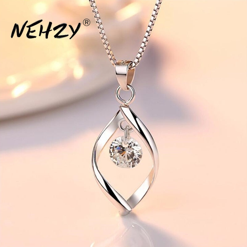 NEHZY 925 Sterling Silver diamond Pendent