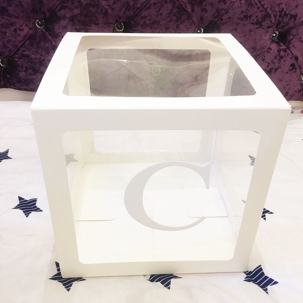 30cm Baby Shower Box Balloon Air Balls First 1 1st Birthday Party Decorations Kids Baloon Ballons Babyshower Wedding Boy Girl