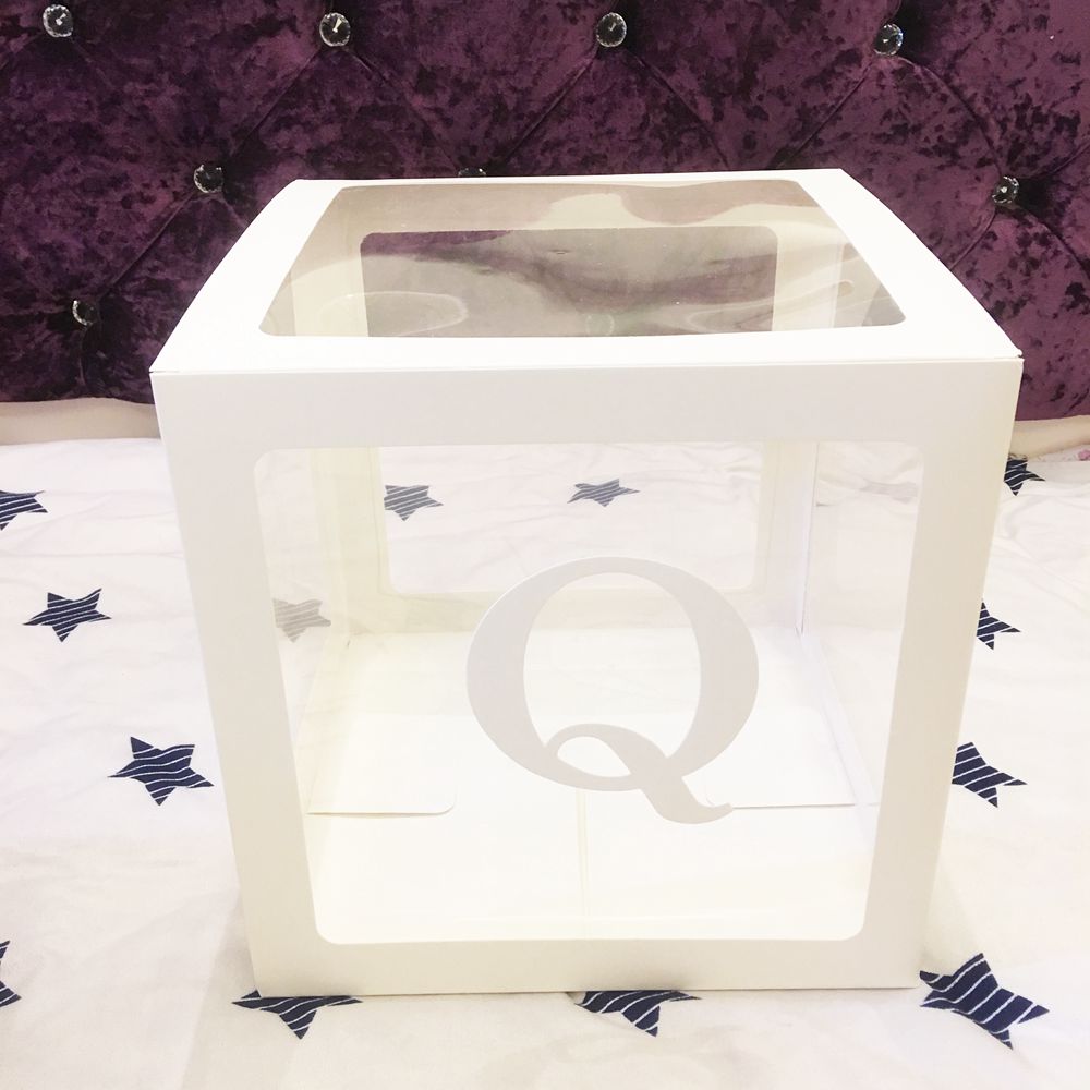 30cm Baby Shower Box Balloon Air Balls First 1 1st Birthday Party Decorations Kids Baloon Ballons Babyshower Wedding Boy Girl