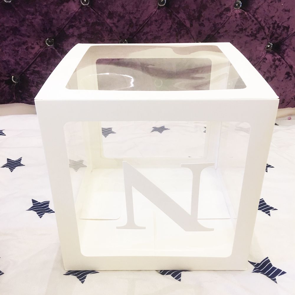 30cm Baby Shower Box Balloon Air Balls First 1 1st Birthday Party Decorations Kids Baloon Ballons Babyshower Wedding Boy Girl