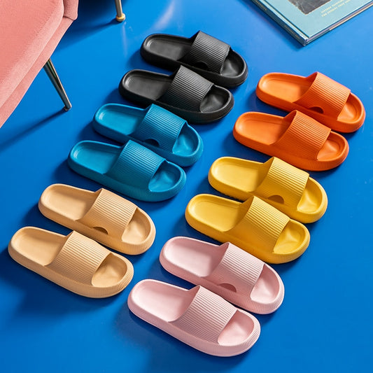 Womens Thick Platform Sliders