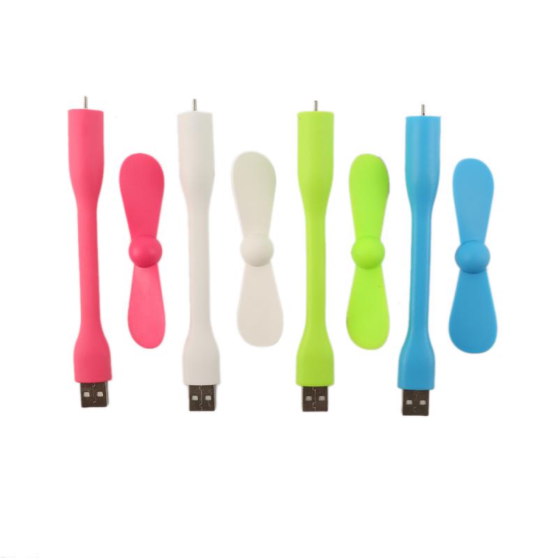 Creative USB Fan Flexible Portable Mini Fan and USB LED Light Lamp Book For Power Bank Notebook Computer USB Gadgets