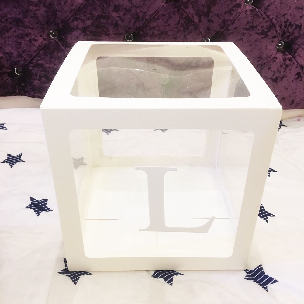 30cm Baby Shower Box Balloon Air Balls First 1 1st Birthday Party Decorations Kids Baloon Ballons Babyshower Wedding Boy Girl