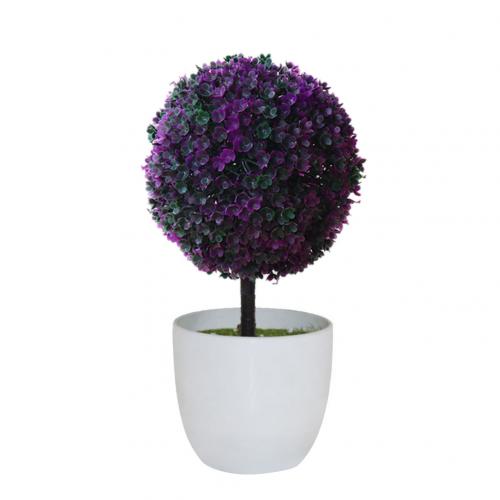 Artificial Potted Topiary Ball Multiple Colours
