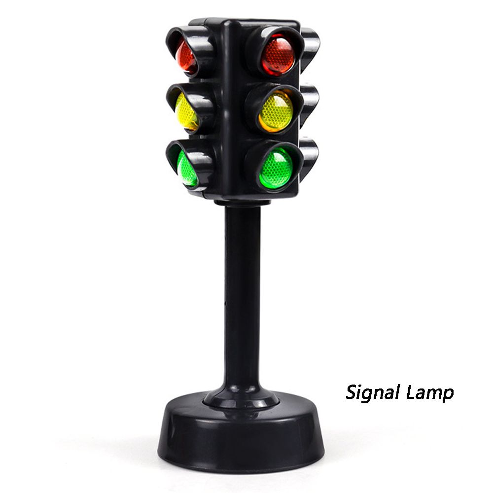 Traffic Lights Model Simulation Mini Plastic Parking Scene Signal Lamp Early Education Learning Toys