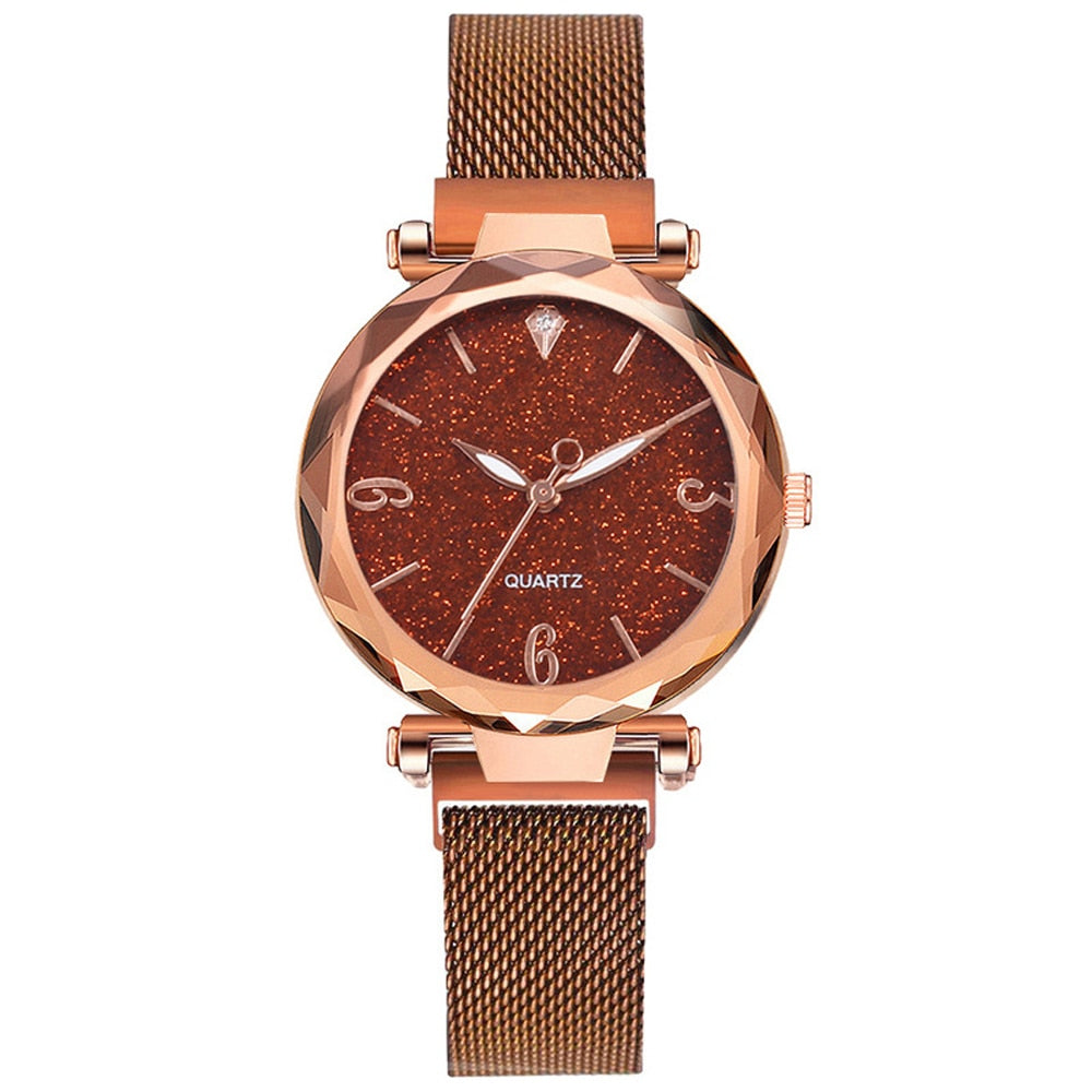 Rose Gold Womens Quartz Watch