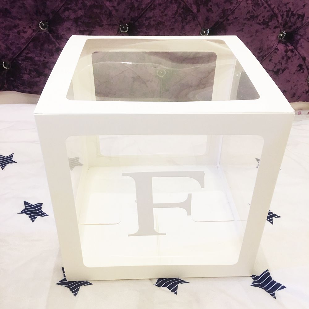 30cm Baby Shower Box Balloon Air Balls First 1 1st Birthday Party Decorations Kids Baloon Ballons Babyshower Wedding Boy Girl