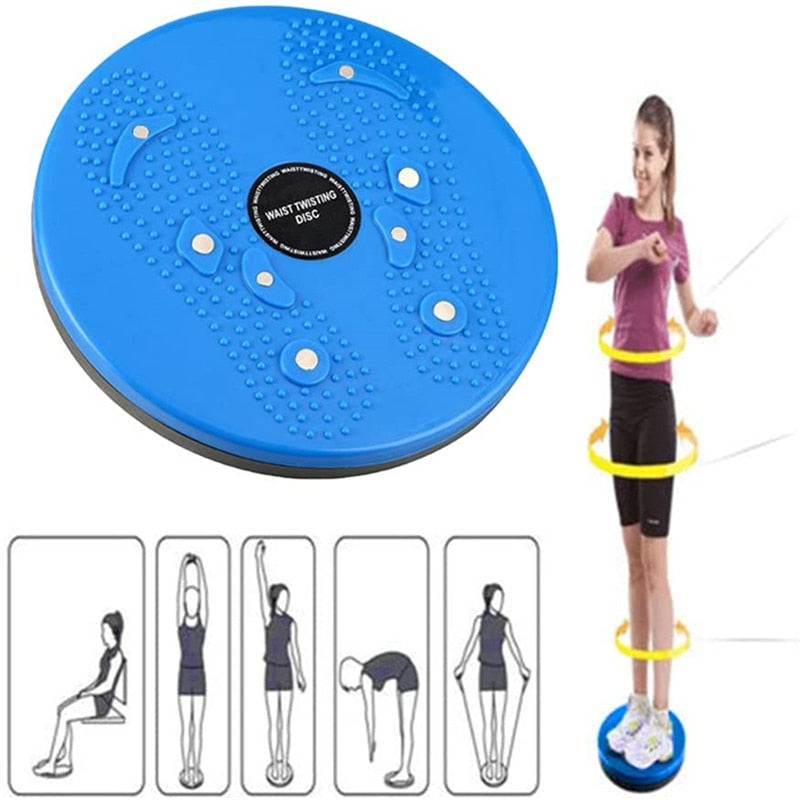 Magnet Waist Twisting Disc Fitness Balance Board Weight Lose Trainer Magnetic Massage Wriggling Plate Twister Exercise Equipment