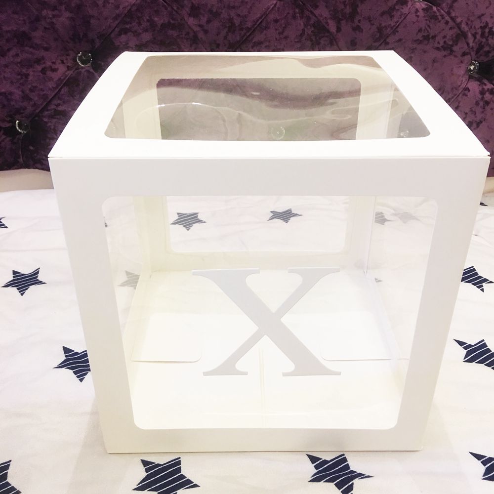 30cm Baby Shower Box Balloon Air Balls First 1 1st Birthday Party Decorations Kids Baloon Ballons Babyshower Wedding Boy Girl