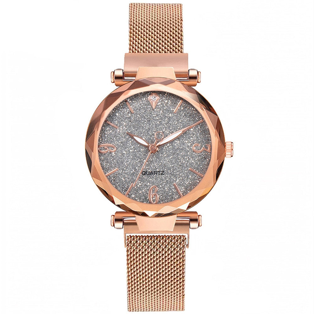 Rose Gold Womens Quartz Watch