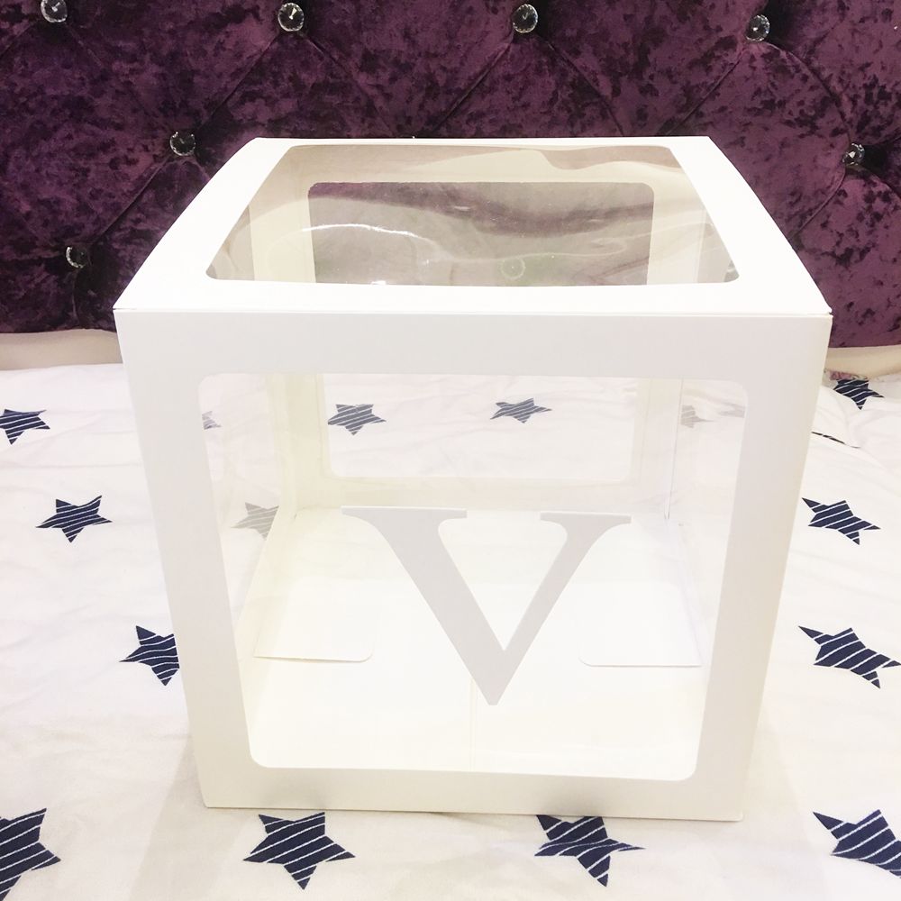 30cm Baby Shower Box Balloon Air Balls First 1 1st Birthday Party Decorations Kids Baloon Ballons Babyshower Wedding Boy Girl