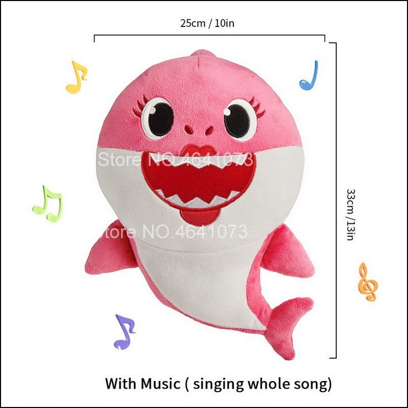 Baby Shark Singing Plush Toys Various Styles