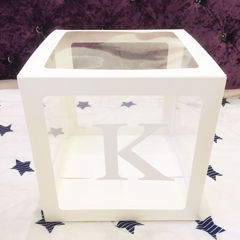 30cm Baby Shower Box Balloon Air Balls First 1 1st Birthday Party Decorations Kids Baloon Ballons Babyshower Wedding Boy Girl