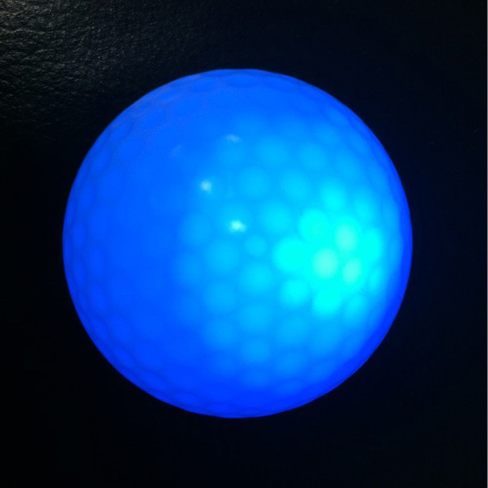 6Pcs Glow Golf Balls LED Golf Balls Glow in The Dark Golf Balls Flashing Golf Ball Light up Long Lasting Bright Night