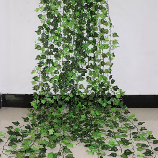 100Pcs Artificial Ivy Leaf Creeper Vines