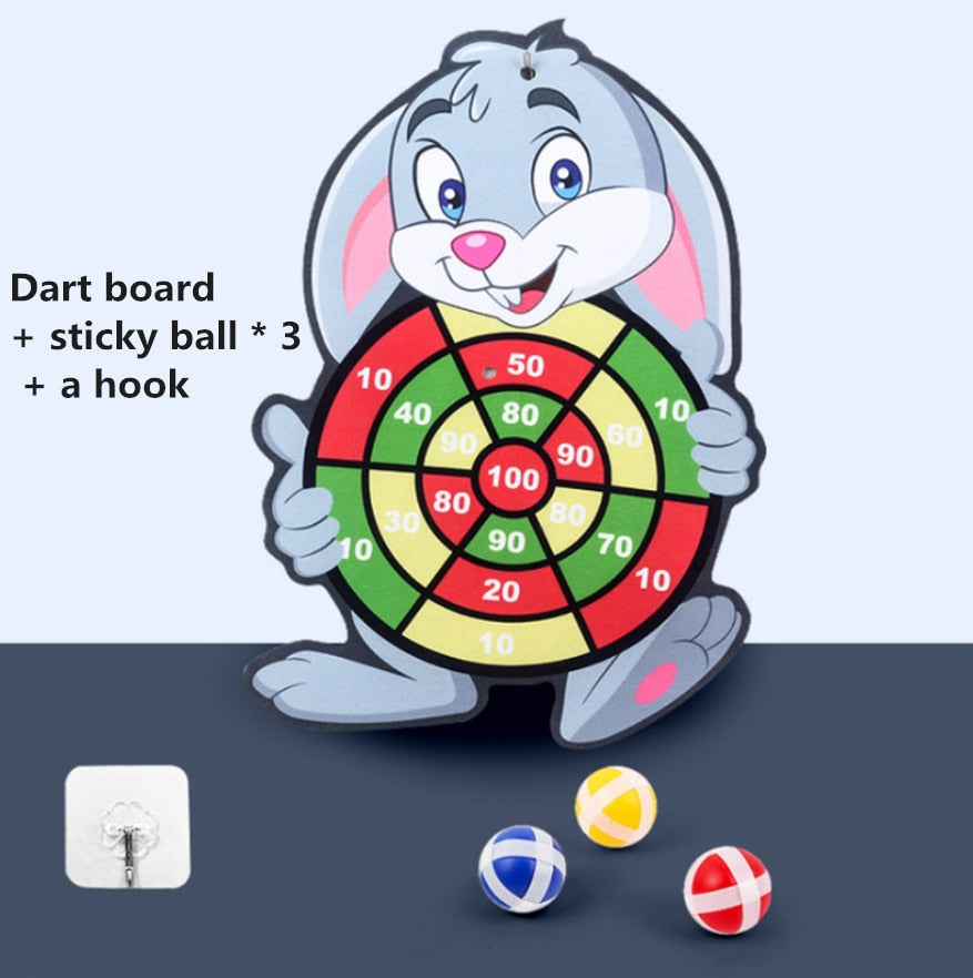 Children's Animal Sticky Dart Board Game Various Animals