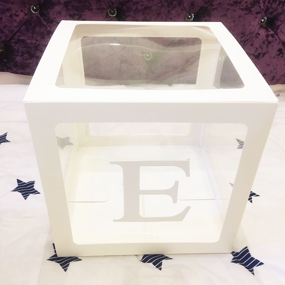 30cm Baby Shower Box Balloon Air Balls First 1 1st Birthday Party Decorations Kids Baloon Ballons Babyshower Wedding Boy Girl