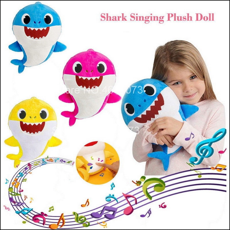 Baby Shark Singing Plush Toys Various Styles