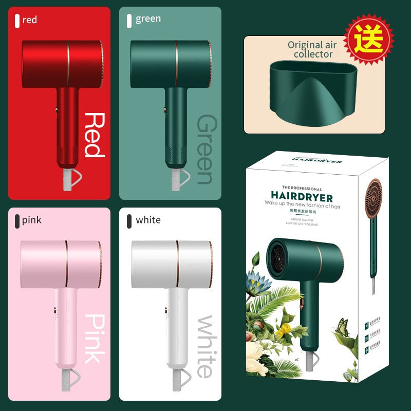 Heating And Cooling Portable Hairdryer