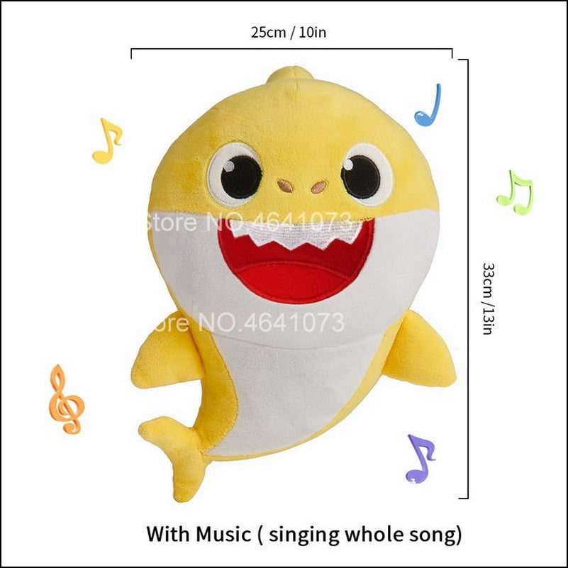 Baby Shark Singing Plush Toys Various Styles