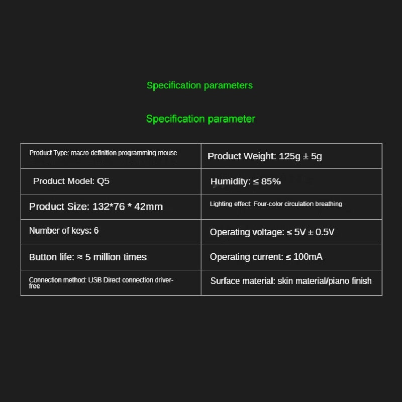 Viper Competition 6 Button High DPI Gaming Mouse