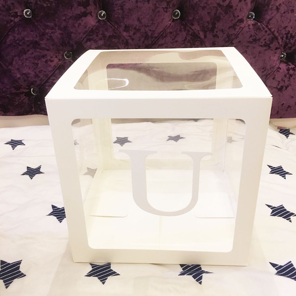 30cm Baby Shower Box Balloon Air Balls First 1 1st Birthday Party Decorations Kids Baloon Ballons Babyshower Wedding Boy Girl