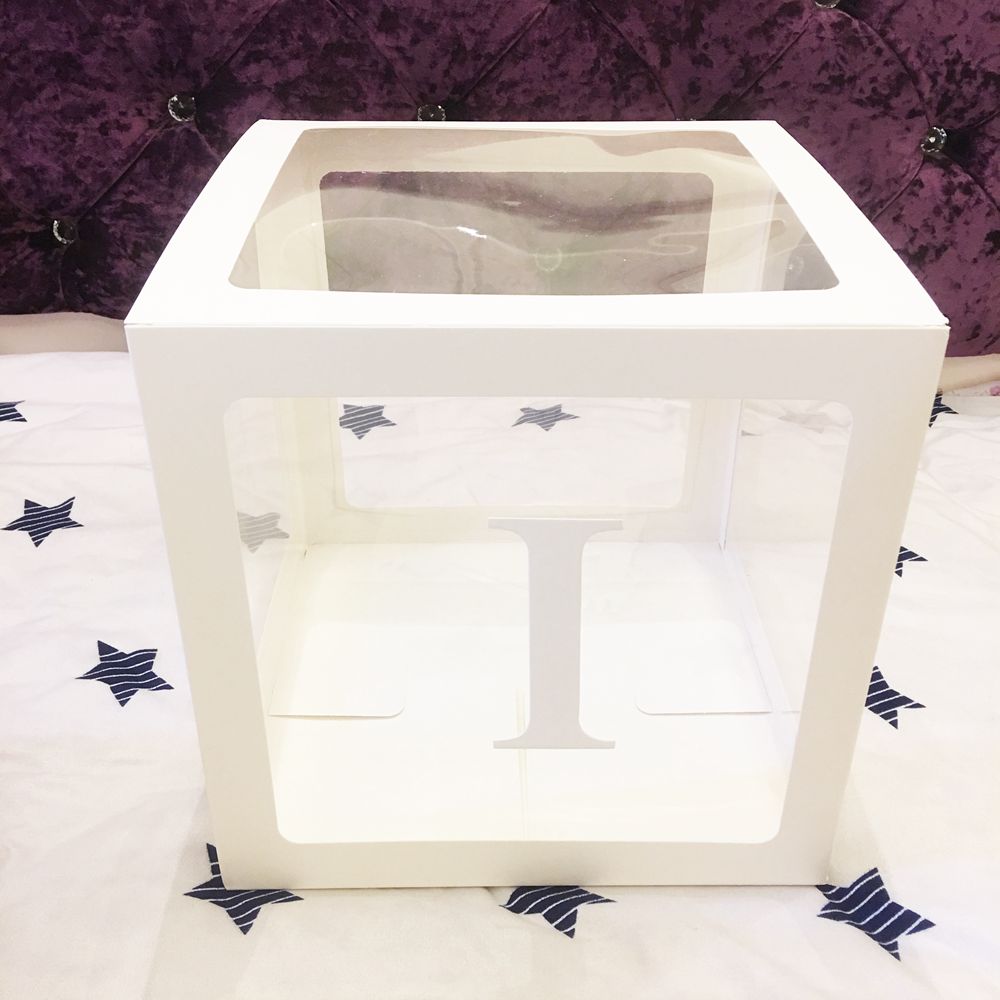 30cm Baby Shower Box Balloon Air Balls First 1 1st Birthday Party Decorations Kids Baloon Ballons Babyshower Wedding Boy Girl