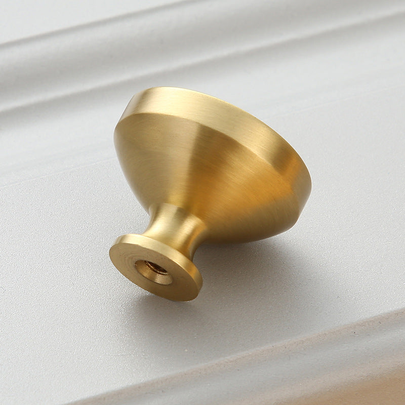 Brass Pull Hand Single Hole Cabinet Draw Handle