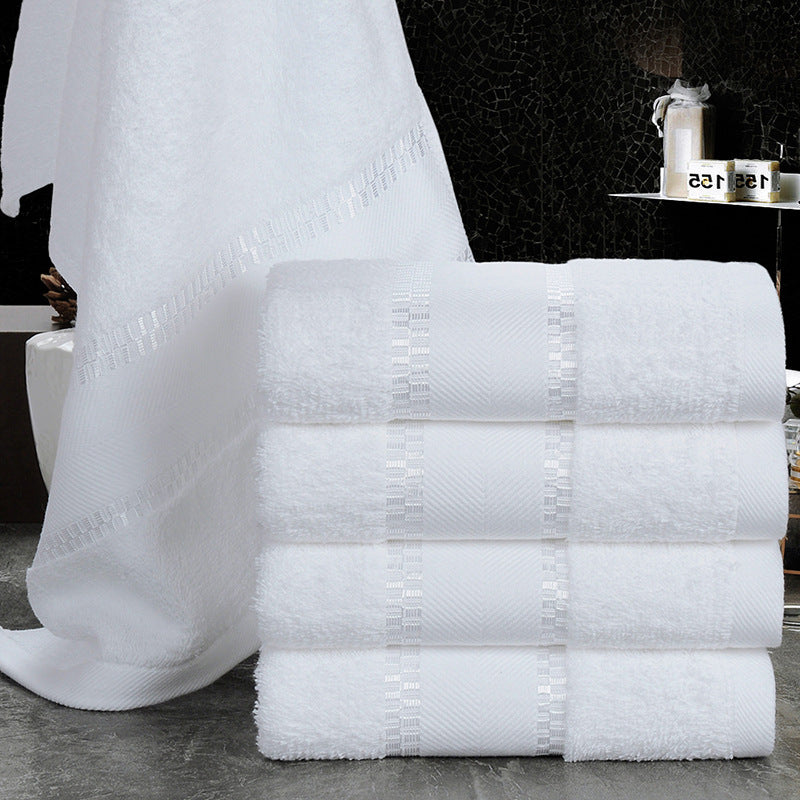 Five-star hotel supplies cotton towel white water absorbing hotel hotel Towel towel