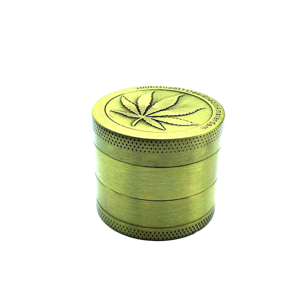 Cross-border Speed 4 floors 40mm gold bar grind-smoke Amsterdam maple grinder dog head smoke