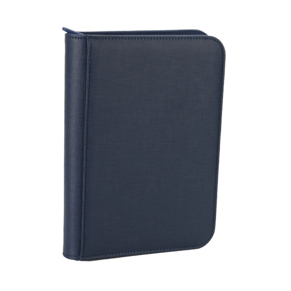 PU Leather 4/9 Pockets Game Card Book Card Side Loading Binder TCG Game Zipper Card Album Fixed Pockets Pages for MG/PKM/FOW/YGO