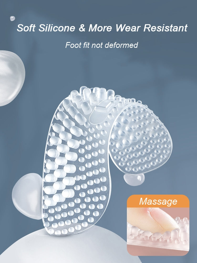 Silicone Heel Stickers Heels Grips for Women Men Anti Slip Heel Cushions Non-Slip Inserts Pads Foot Heel Care Protector