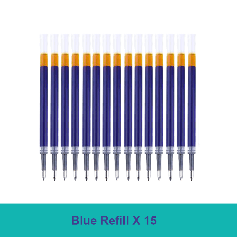 18/30PCS Gel Pen Set School supplies Black Blue Red ink Color 0.5mm Ballpoint pen Kawaii pen Students School Office Stationery