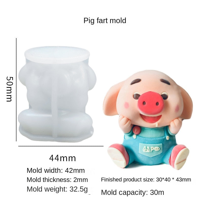 Silicone Mold Bear Shape Ice Cube Maker Chocolate Cake Mould Candy Dough Mold For Coffee Milk Tea Whiskey Ice Mold