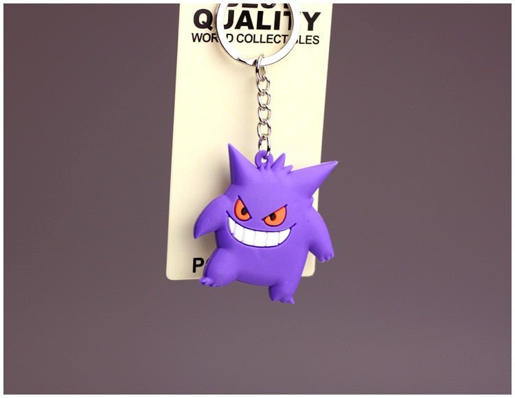 Pokemon Alloy Silicone Keychain Pendent