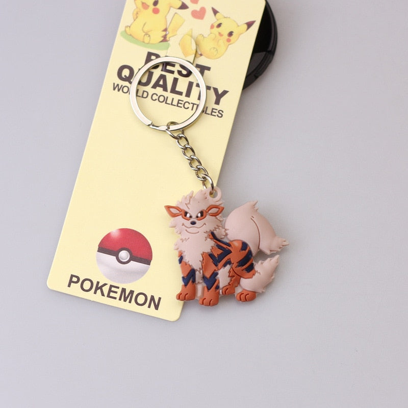 Pokemon Alloy Silicone Keychain Pendent
