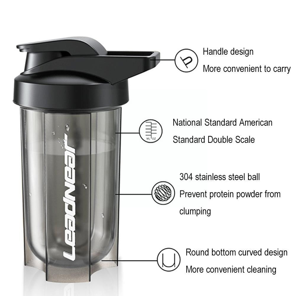 500ml Portable Sport Protein Powder Shaker Leak Proof