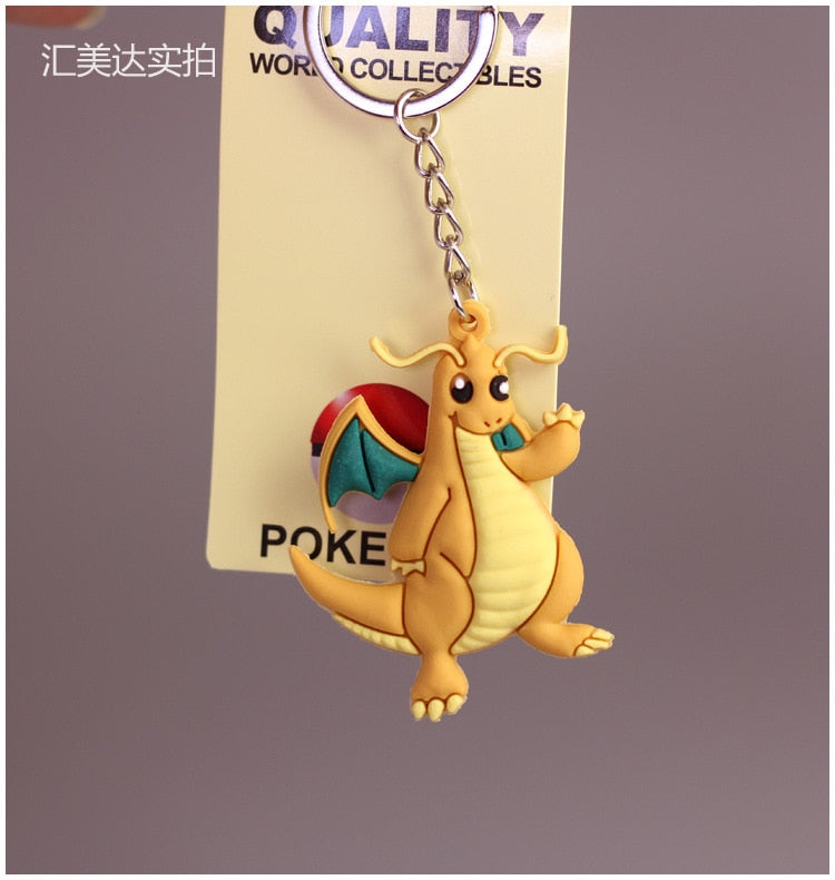 Pokemon Alloy Silicone Keychain Pendent