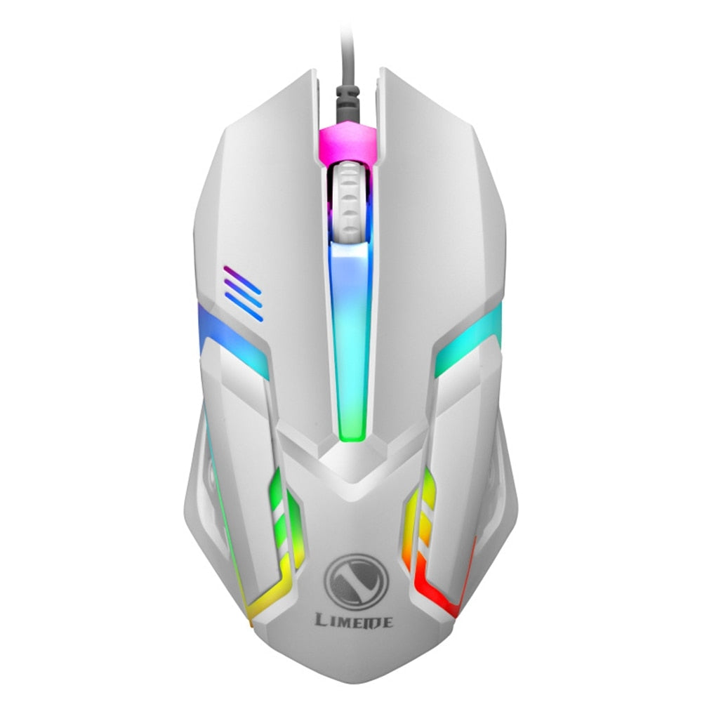 Limei S1 E Sports LED Luminous Backlit Wired Gaming Mouse High DPI