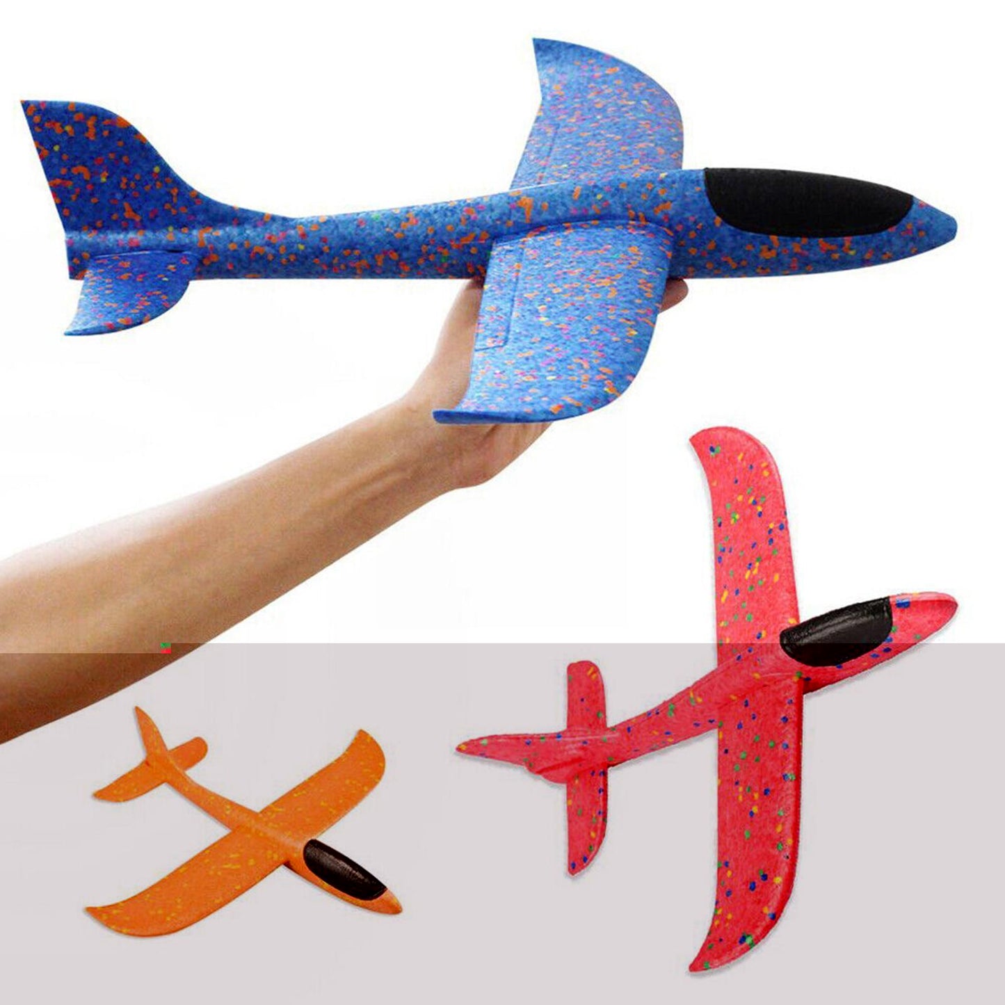 DIY Hand Throw Airplane Foam Gliders 38CM
