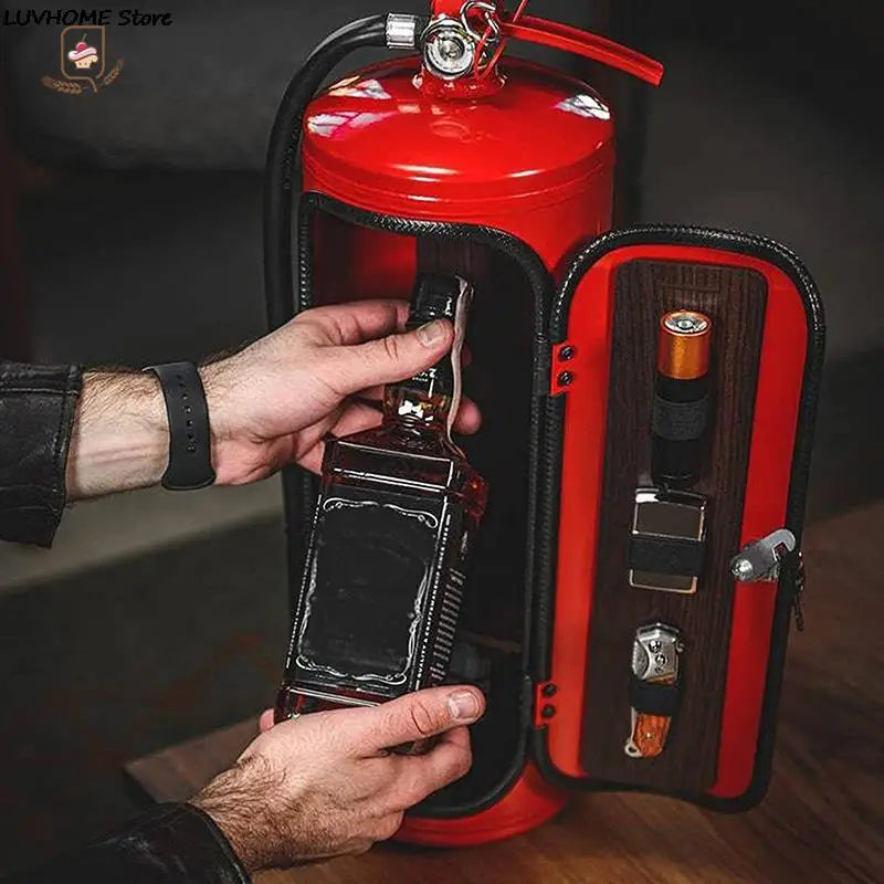 Mini Fire Extinguisher Luxury Spirit/Wine/Champagne Storage Cabinet
