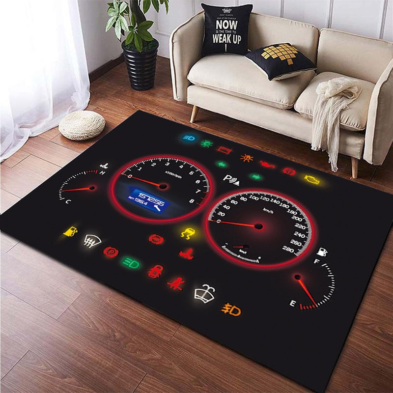 Motorcycle Ultra Soft Rugs Various Designs And Sizes