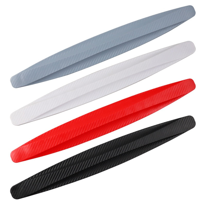 2PCS Car Bumper Protector Strip Guards Anti Scratch